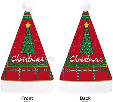 Pălărie de Crăciun Moș Crăciun, copaci de Crăciun pălărie de Vacanță de Crăciun pentru adulți, pălării de Crăciun Unisex confort