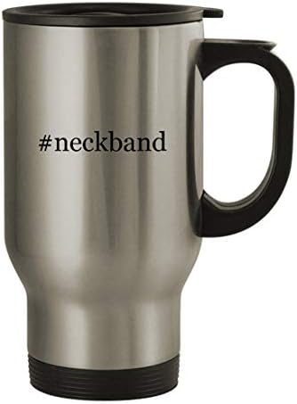 Cadouri Knick Knack NeckBand - Cană de călătorie din oțel inoxidabil 14oz, argint