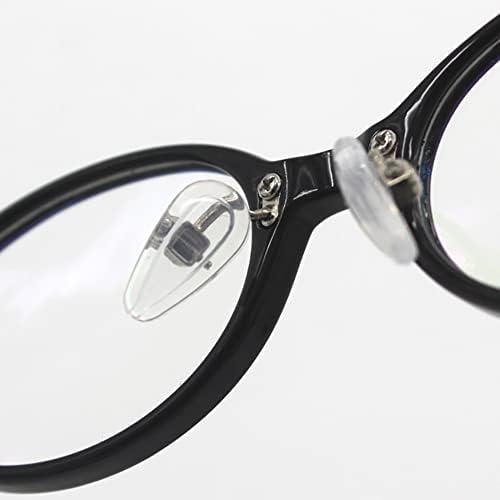Uuyyeo 50 buc ochelari siliconici ochelari de nas perne anti pahare anti -alunecare șurub de înlocuire a nasului în soare bucăți de nas Nosepads