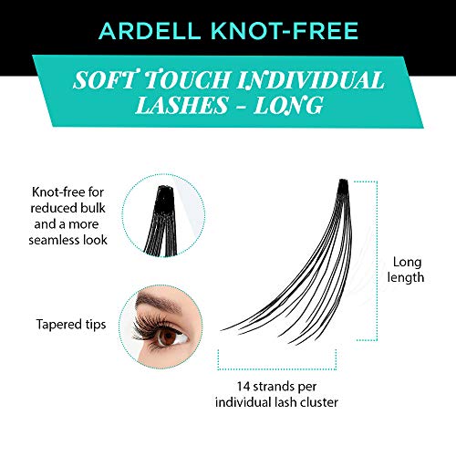 Ardell Gene False Soft Touch Persoane Fizice Nod-Free Lung Negru 4 Pack