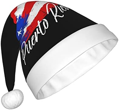 Puerto Rico Flag 1 pălărie de Crăciun bărbat Pălărie de Moș Crăciun șapcă Unisex pentru pălării de petrecere de Crăciun