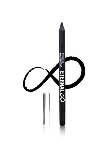 Eternal Eyeliner creion colorat impermeabil cu vitamina E - Professional Easy Glide-on pentru un efect fumuriu sau Dramatic pe tot parcursul zilei, creion de ochi de lungă durată și fără pete