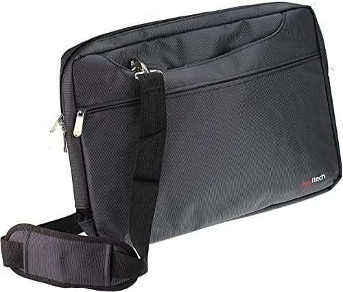 Navitech negru elegant rezistent la apa Travel Bag-compatibil cu DBPOWER12. 5in DVD Player portabil