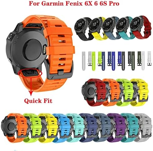 AHGDDA Silicon Quick Release Watchband pentru Garmin Fenix 7x 7 7S ceas EasyFit încheietura Band Curea pentru Fenix 6 Pro Ceas