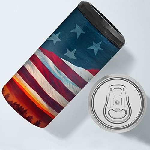 Flag Patriotic izolat Slim Can Can Can - Unic Can Can Can - rece izolat mai cool