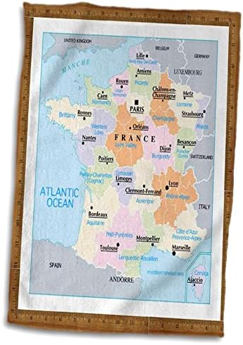 3Drose Florene Decor II - Harta modernă a Franței cu orașe.jpg - prosoape