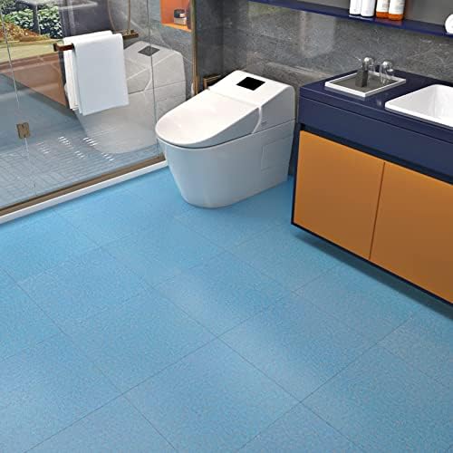 Coajă de peelină albastră și stick podea baie de baie groasă de pardoseală durabilă coaja și stick impermeabil auto -adeziv