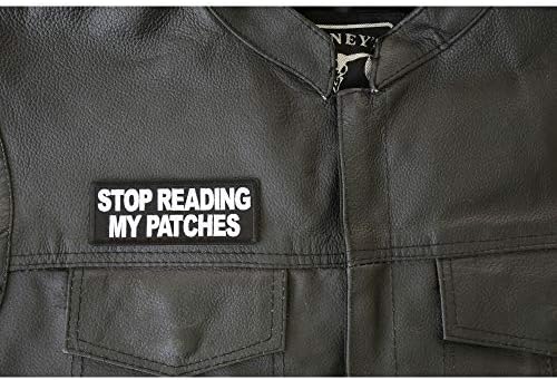 Nu mai citiți patch -ul meu patch - 4x1.5 inch - fier brodat pe plasture