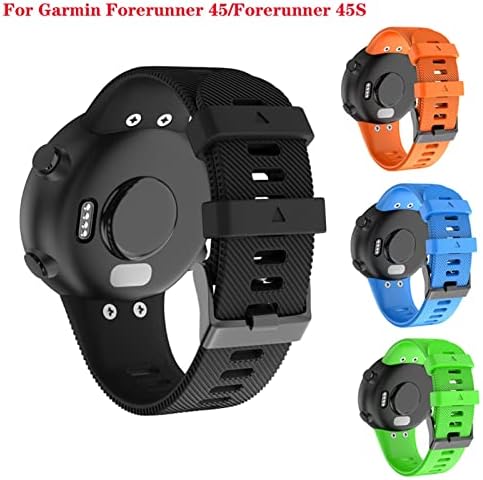 SAWIDEE 18mm 20mm silicon moale bandă de ceas inteligent pentru Garmin Forerunner 45 Ceas Sport curea de mână pentru Garmin