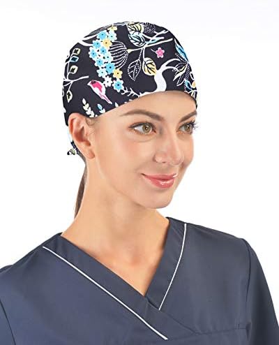 Kousenpu pălărie reglabilă cap de lucru capac cu bandă de transpirație, țesătură premium din poliester-antirid-femei și bărbați