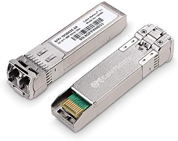 CABLE MATTERS 2-PACK 10GBASE-SR SFP+ TO LC MODE MODE 10G Transceiver Fibre Modular pentru Cisco, Ubiquiti, TP-Link, Huawei,