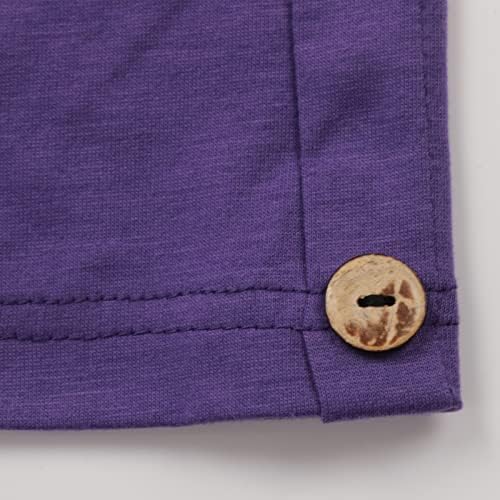QCEMENI Plus Dimensiune bluze pentru femei Flowy maneca scurta camasi Casual echipajul gât cutat tunica topuri Vara Solid Trendy