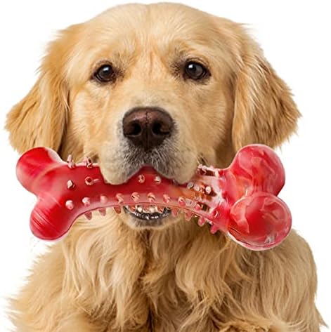 Jucării pentru câini pentru mestecări agresivi formă osoasă interactiv interactiv dur de indistructibilitate durabilă pentru