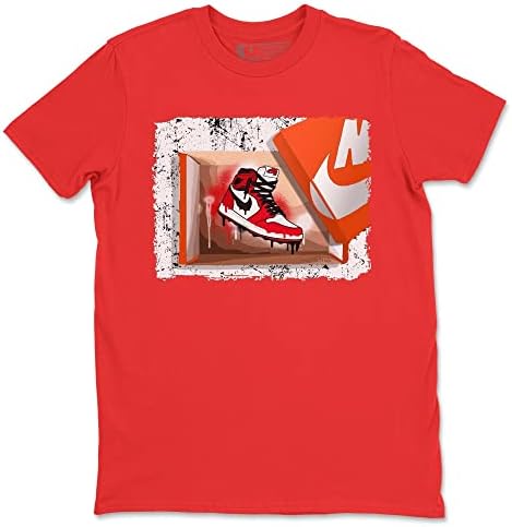 New Kicks 1 Mig Chicago Toe Gym Design Red Design Sneaker Tricou Matching