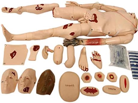 GHDE și 170cm Nursing Manikin Simulator de îngrijire a pacienților multi -funcționali - Primul ajutor Trauma Model anatomic
