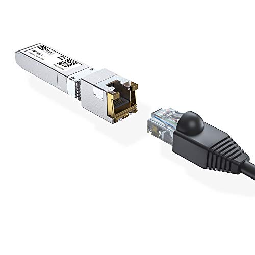 10 GB SFP+ RJ45 Transceiver, 10GBASE-T SFP+ Modul Ethernet Suport 10g/5g/2,5g/1.25g, compatibil cu Cisco SFP-10G-T-S, Ubiquiti