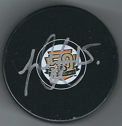 Autograf JORI LEHTERA Philadelphia Flyers 50th Anniversary Hockey Puck-autografe NHL pucks
