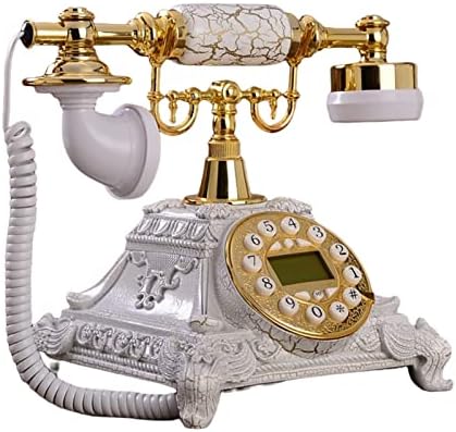 Dial rotativ în consiliu telefon de living decorare birou de casă birou fix telefon european clasic retro american stil