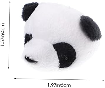 Toyvian 4pcs Mini Panda Cartoon jucărie de pluș animale de pluș pentru Mini Plushie Mini animale de pluș Petrecere de Crăciun
