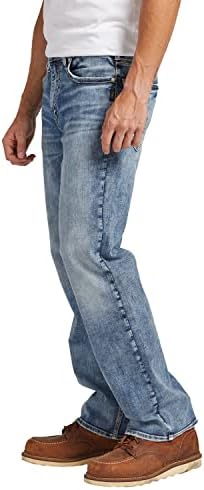 Silver Jeans Co. Zac bărbați relaxați în formă de blugi cu picioare drepte