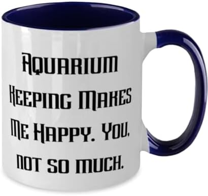 Inspirational Aquarium Keeping Two Tone 11oz Mug, Aquarium Keeping ma face, cadouri pentru prieteni, prezent din, cupa pentru