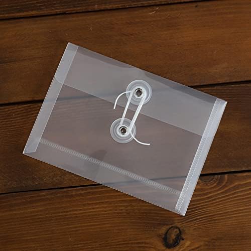 10 bucăți 4x6 plicuri mici de depunere orizontală din Plastic cu închidere cu șir Plicuri de deschidere superioară Plicuri