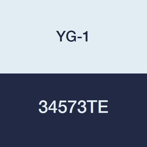 YG-1 34573TE Mill End carbură, 3 flaut, helix de 45 de grade, lungime regulată, YG: Finisaj Tylon E, 2-1/2 lungime, 1/4
