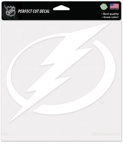 Wincraft NHL Tampa Bay Lightning WCR29606013 Decaluri de tăiere perfecte, 8 x 8